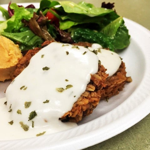 Oat Burgers & White Gravy – Living Springs Retreat
