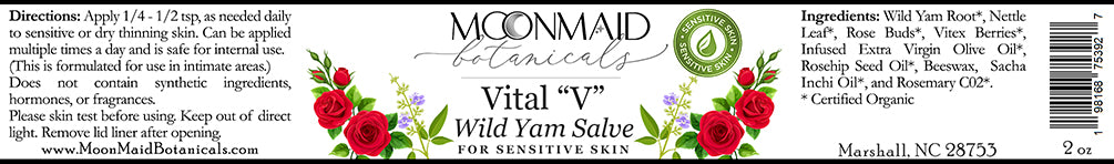 Vital "V" Salve, Sensitive/Unscented