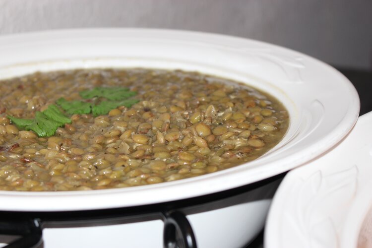 Curried Brown Lentils