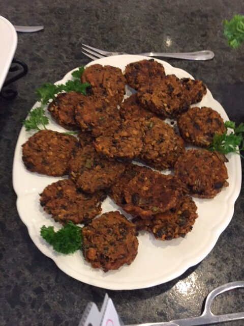 Sweet Potato Black Bean Burgers