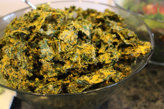 Cheesy Kale Chips