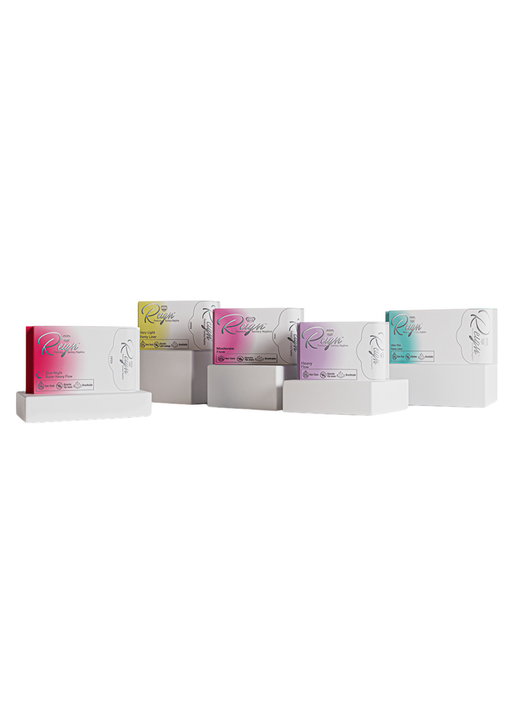 Reign Premium Sanitary Napkins and Panty Liners