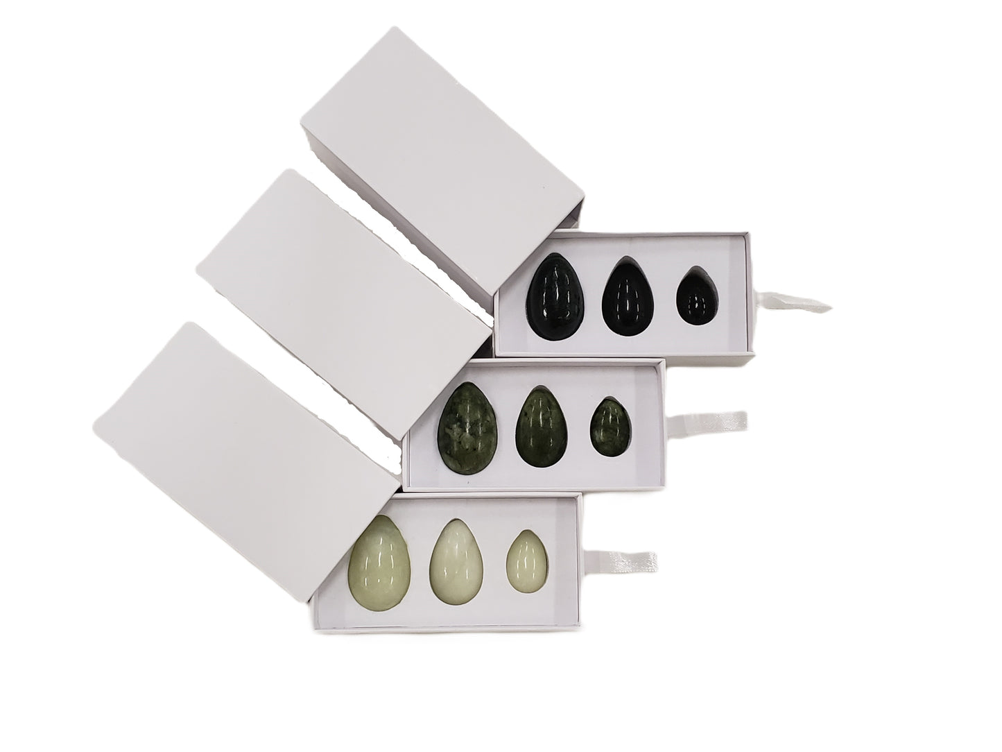 Yoni Egg Set - Drilled (Assorted Colors)