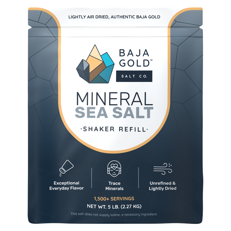 Baja Gold Mineral Sea Salt - Shakers