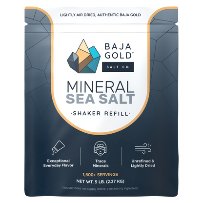 Baja Gold Mineral Sea Salt - Shakers