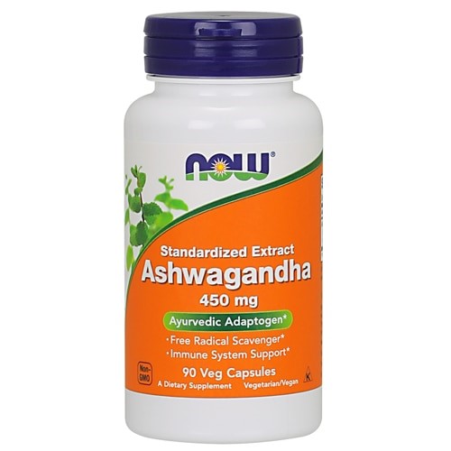 Ashwagandha (NOW) - 450 mg - 90 Veg Capsules