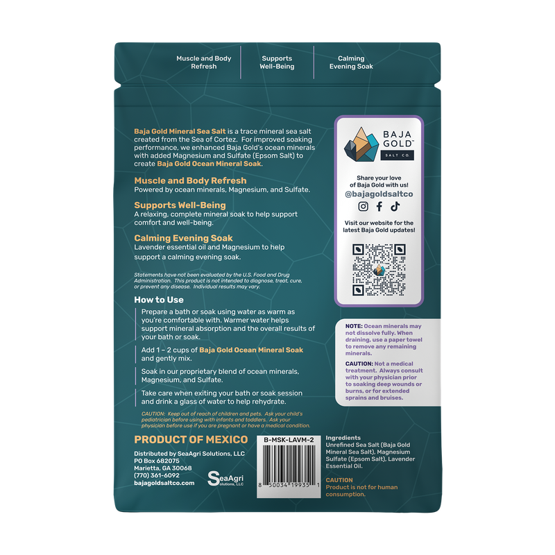 Baja Gold Ocean Mineral Soak