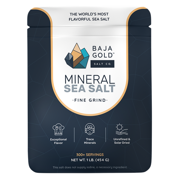 Baja Gold Signature Mineral Sea Salt - Fine Grind