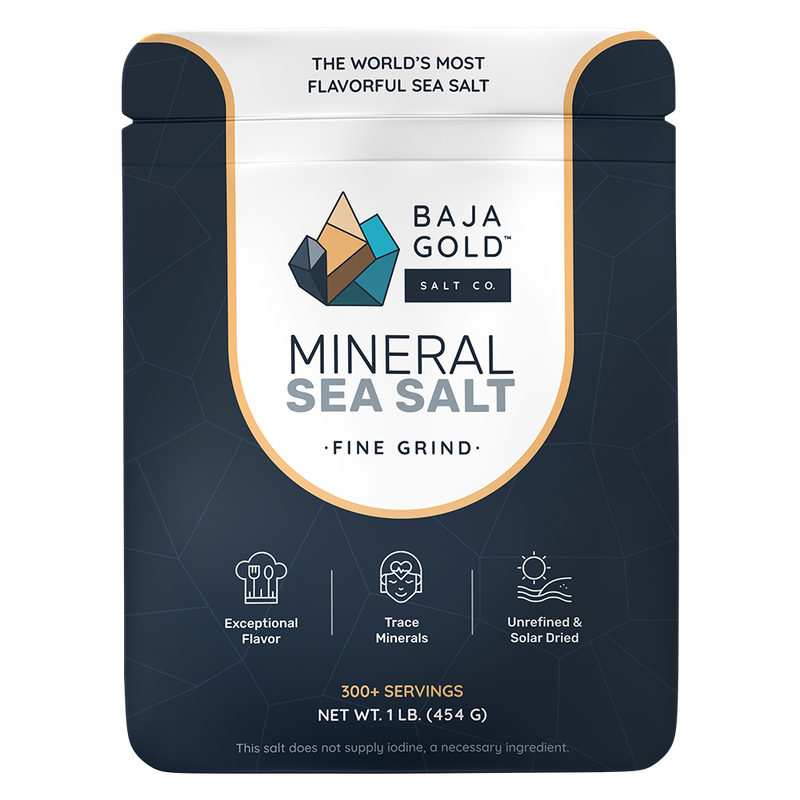 Baja Gold Signature Mineral Sea Salt - Fine Grind