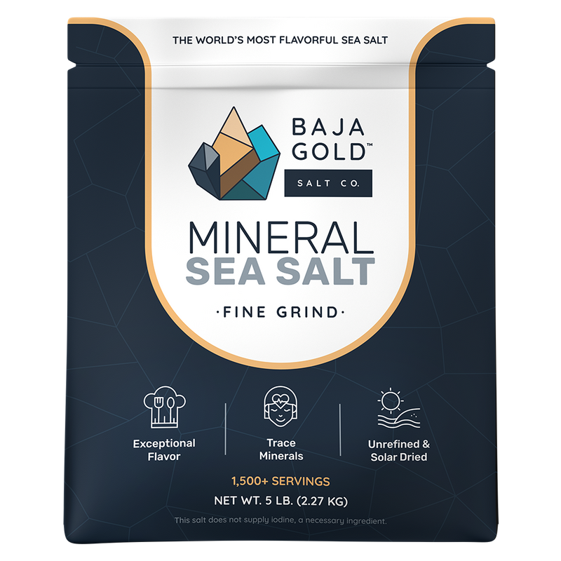 Baja Gold Signature Mineral Sea Salt - Fine Grind