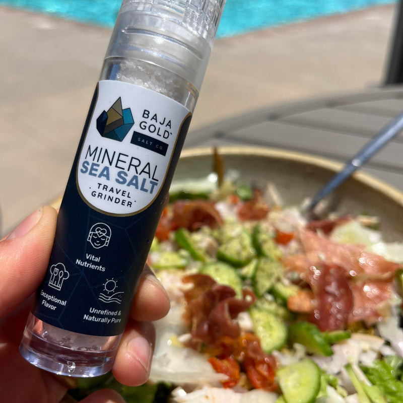 Baja Gold Mineral Sea Salt - Grinders