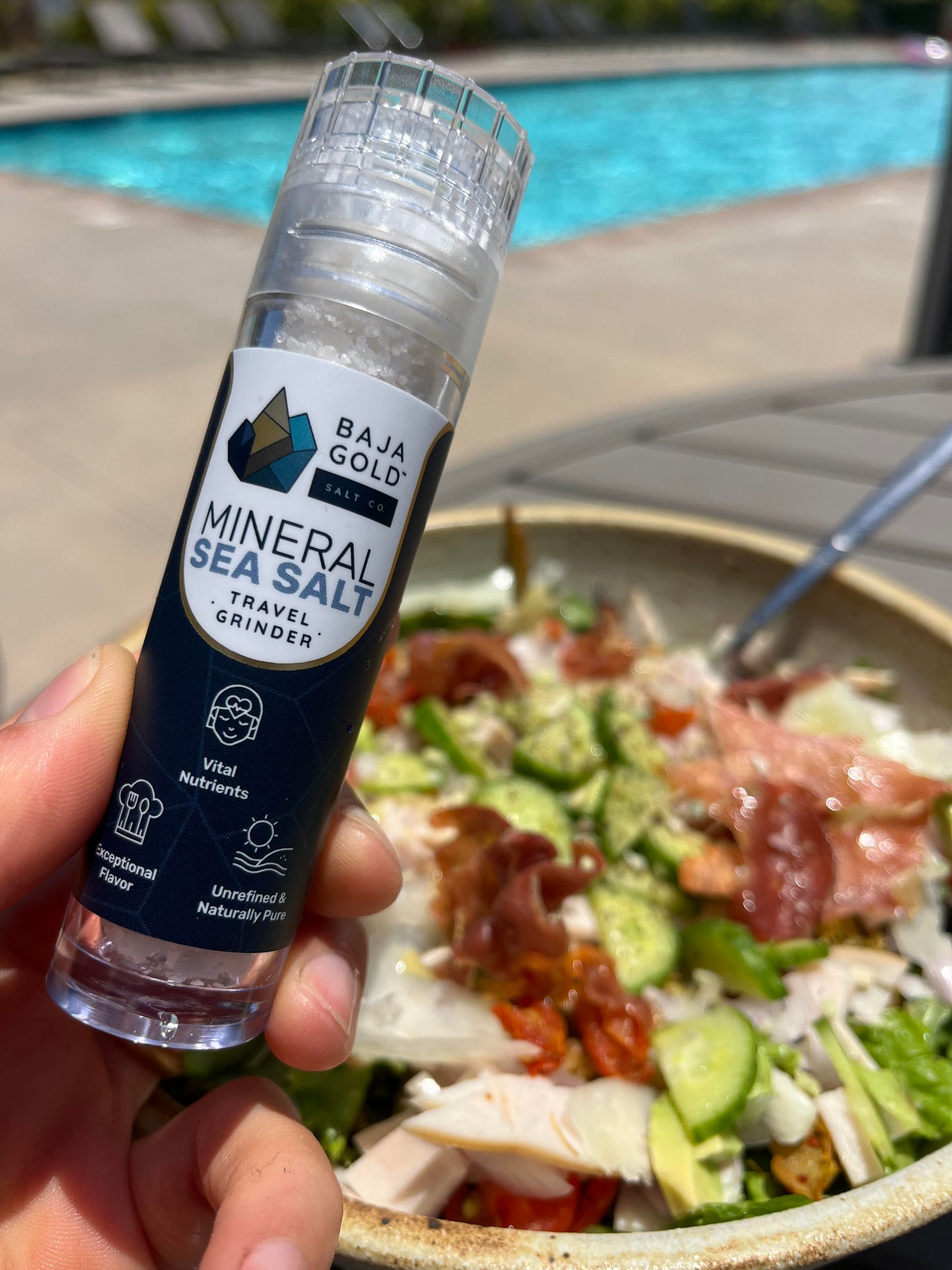 Baja Gold Mineral Sea Salt - Grinders