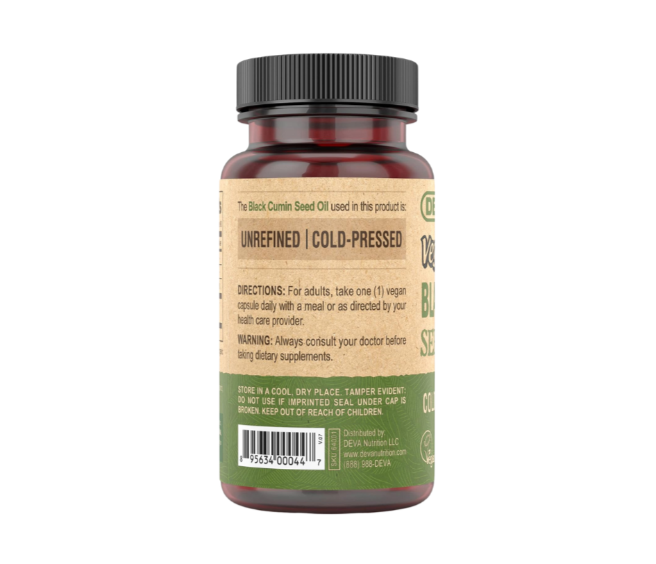Black Cumin Seed Oil Veg Capsules