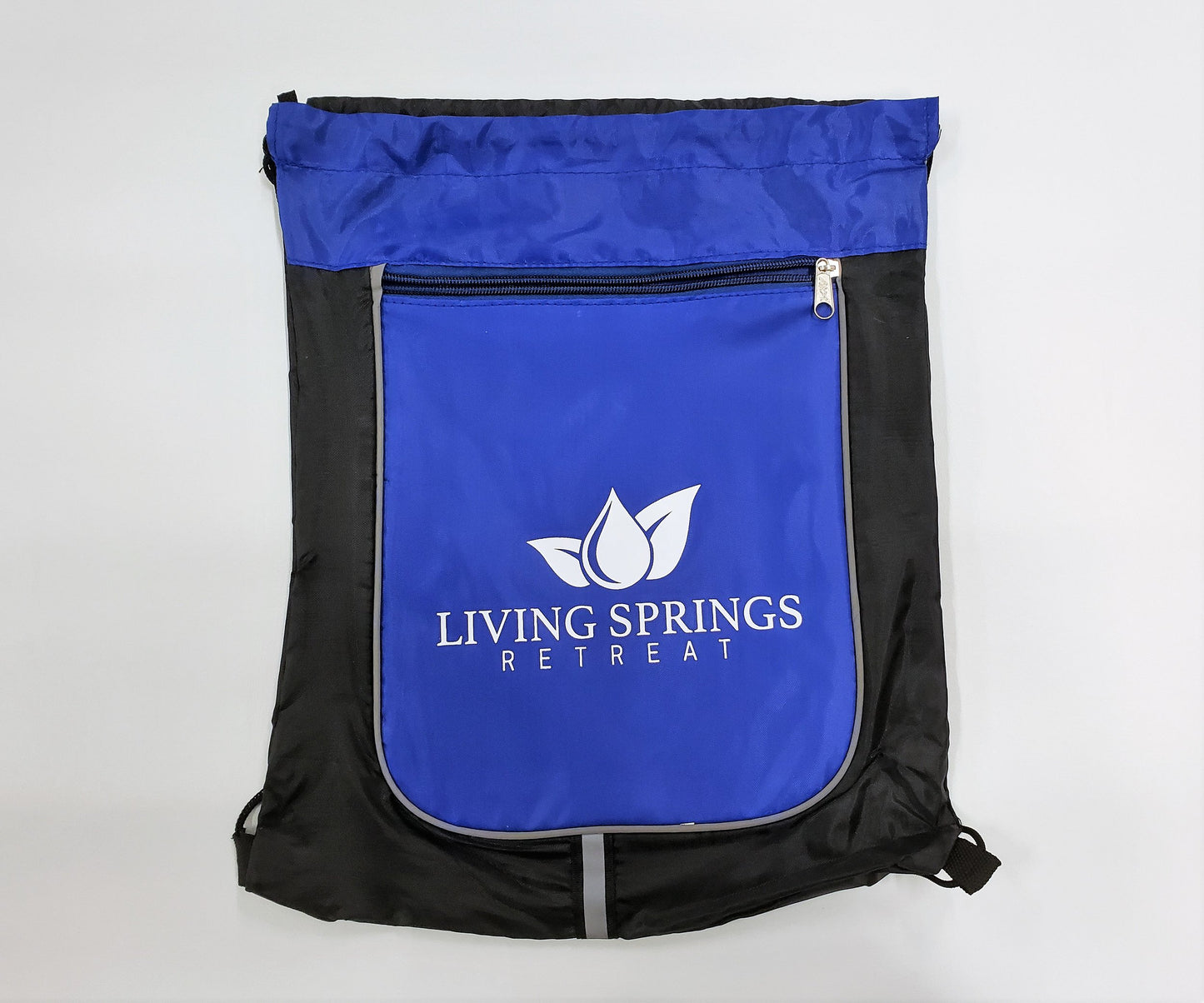 Living Springs Retreat Drawstring Bag