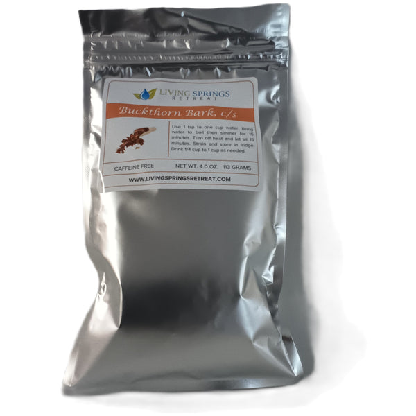 Buckthorn Bark Tea c/s, 4.0 oz.