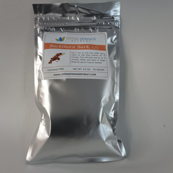 Buckthorn Bark Tea c/s, 4.0 oz.