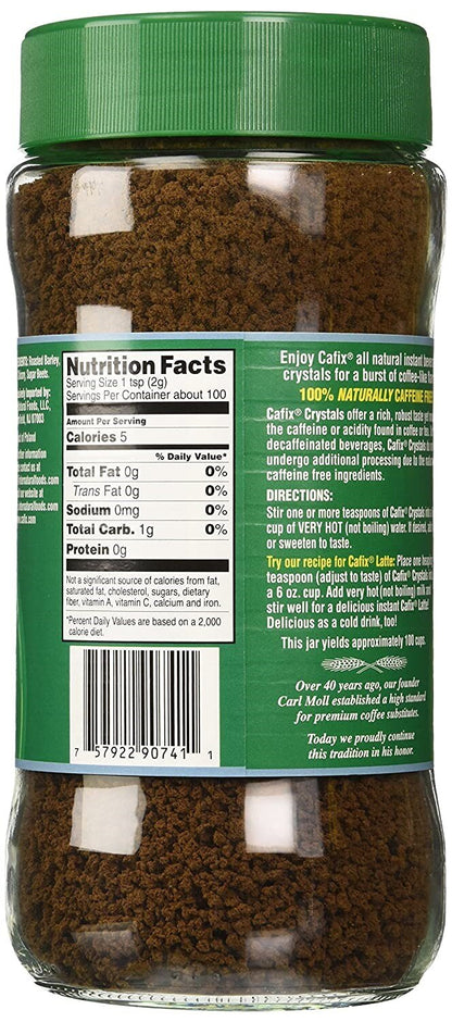 Cafix Crystals Coffee Substitute, 7 oz.