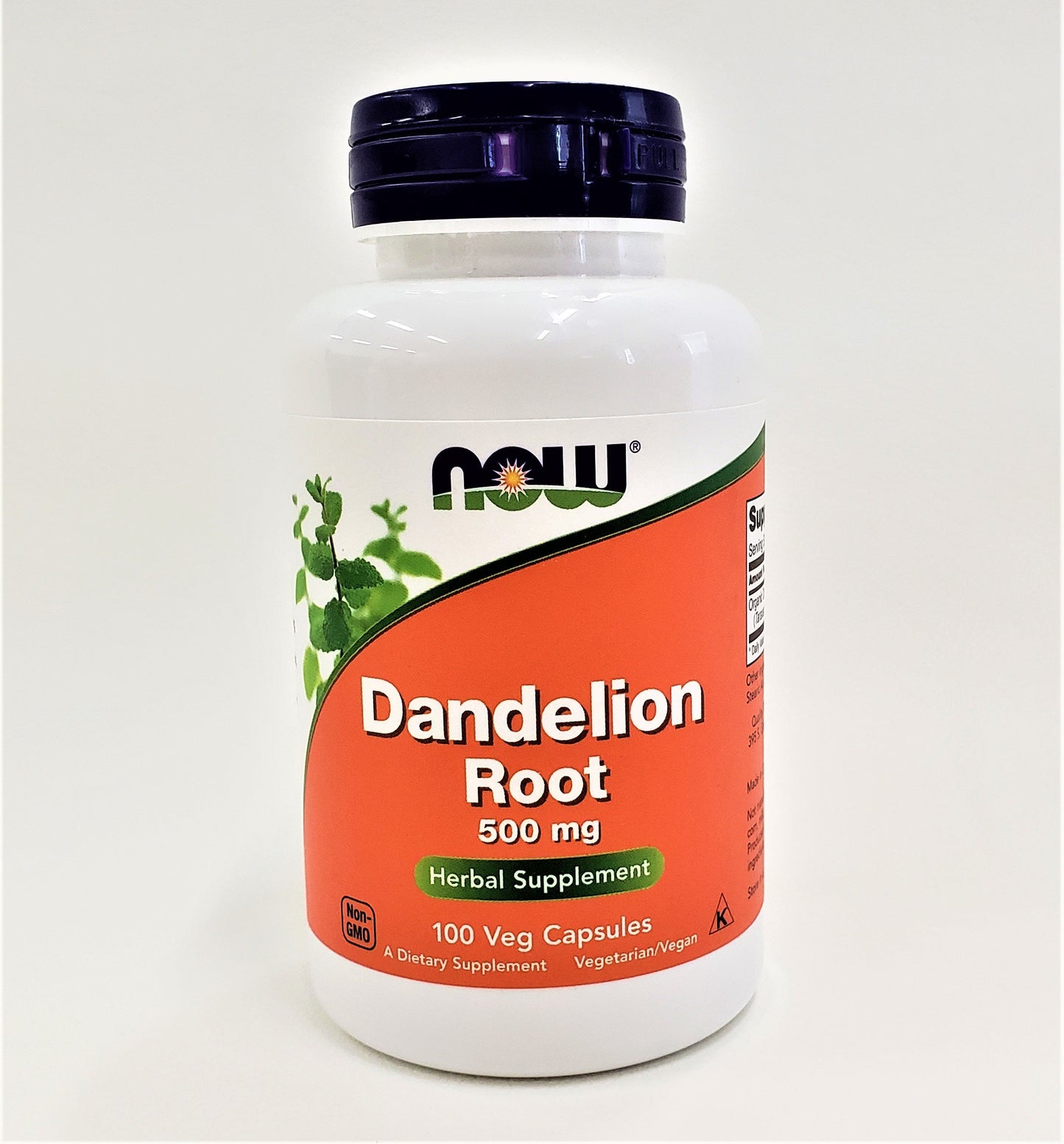 Dandelion Root (NOW) - 500 mg - 100 Veg Capsules