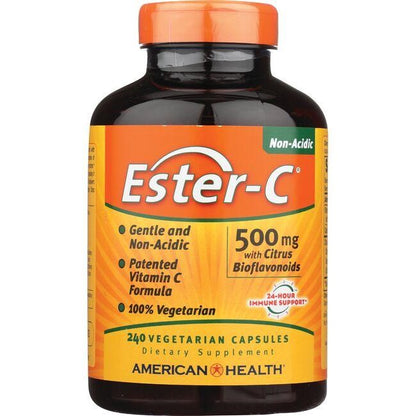 Ester-C with Citrus Bioflavonoids 500 mg - Veg Capsules