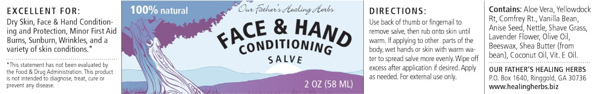 Face & Hand Conditioning Salve