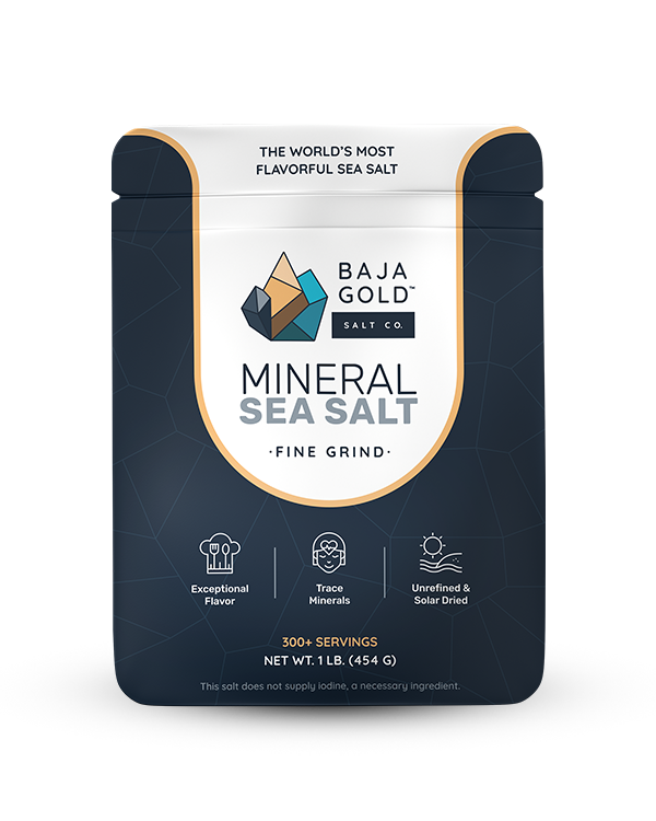 Baja Gold Signature Mineral Sea Salt - Fine Grind