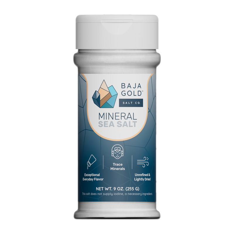 Baja Gold Mineral Sea Salt - Shakers
