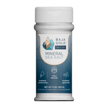 Baja Gold Mineral Sea Salt - Shakers