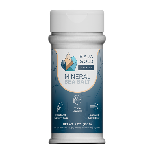 Baja Gold Mineral Sea Salt - Shakers