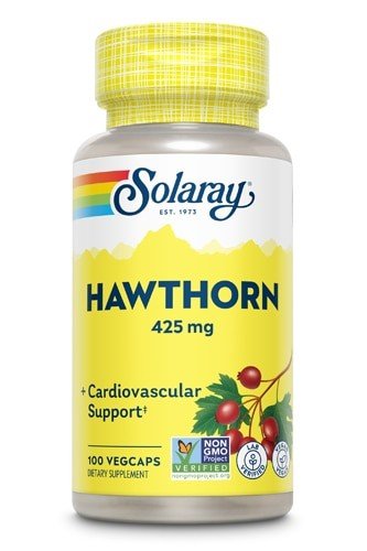 Hawthorn Berry (Solaray) - 425 mg - 100 Veg Capsules
