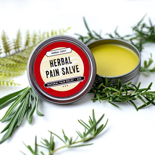 Herbal Pain Salve, Natural Pain Relief, 2 oz.