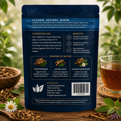 Colon Herbal Tea Blend, 4.0 oz. (New Packaging)