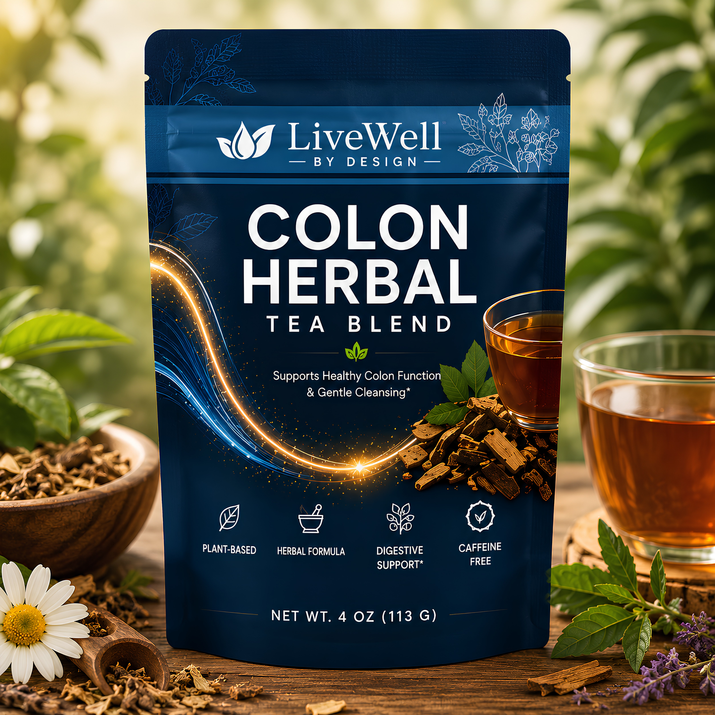 Colon Herbal Tea Blend, 4.0 oz. (New Packaging)