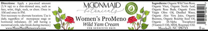 ProMeno Women's Wild Yam Cream  Sensitive/Unscented