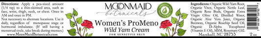 ProMeno Women's Wild Yam Cream  Sensitive/Unscented