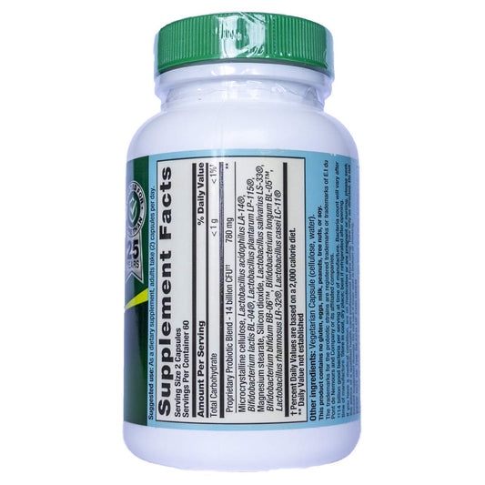 PB8 With Lactobacillus; Bifidobacterium - Vegetarian Capsules
