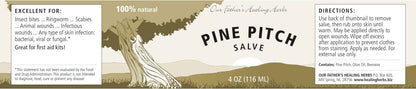 Pine Pitch Salve