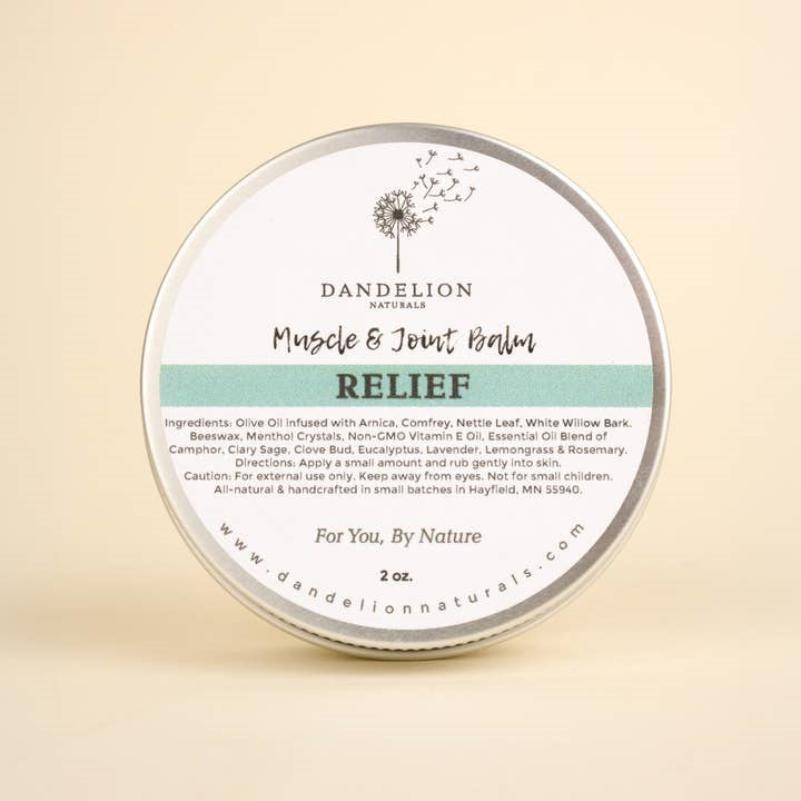 Relief Muscle and Joint Balm, 2 oz.