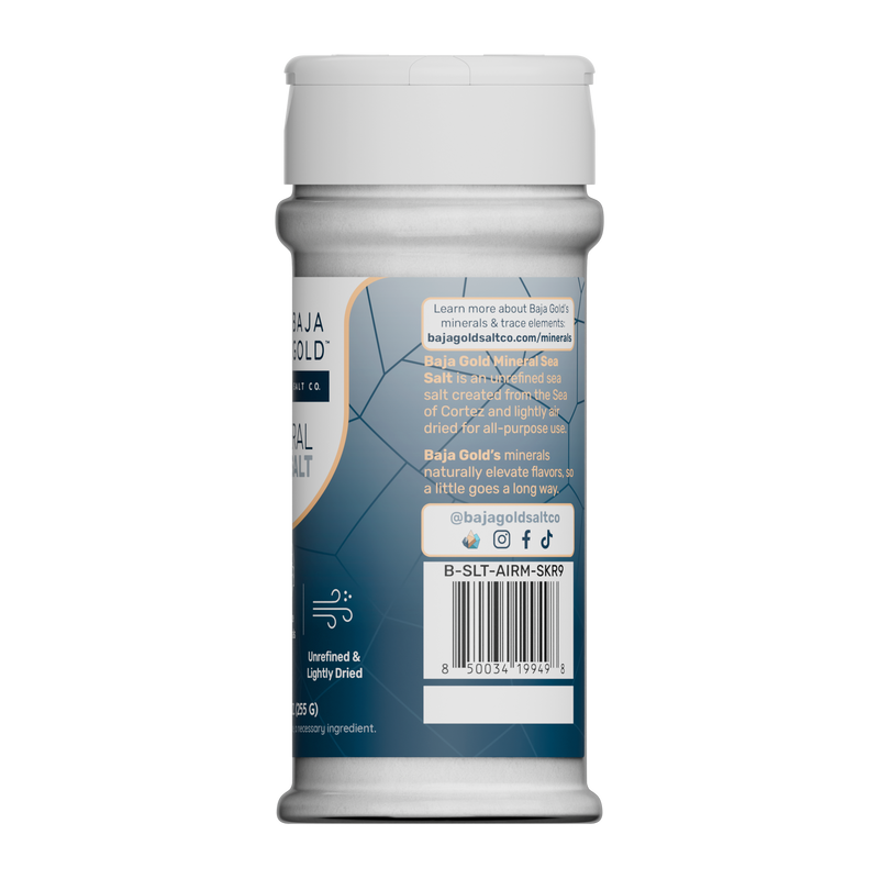 Baja Gold Mineral Sea Salt - Shakers