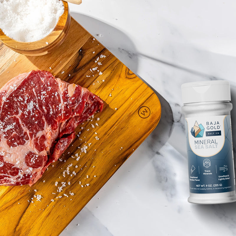 Baja Gold Mineral Sea Salt - Shakers