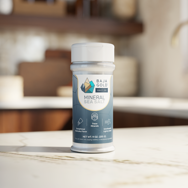 Baja Gold Mineral Sea Salt - Shakers