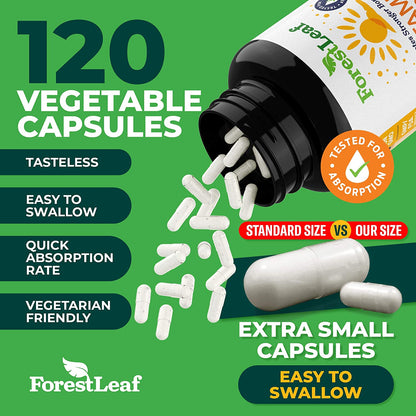 Vitamin D3 50,000 IU Weekly Supplement - 120 Vegetable Capsules
