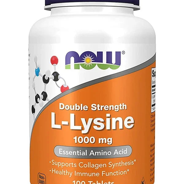 L-Lysine, Double Strength 1000 mg, 100 tablets